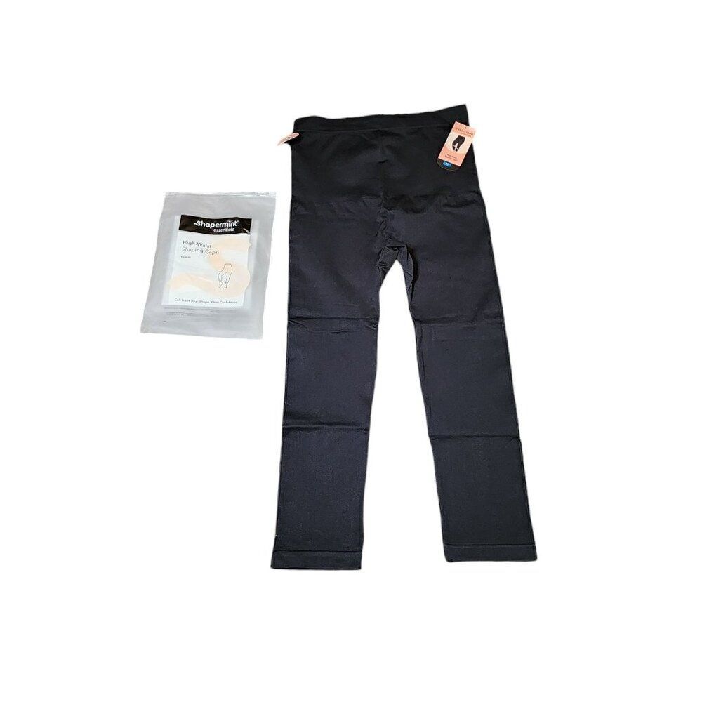Shapermint Essentials High Waist Shaping Capri Leggings NEW Womens XL Black